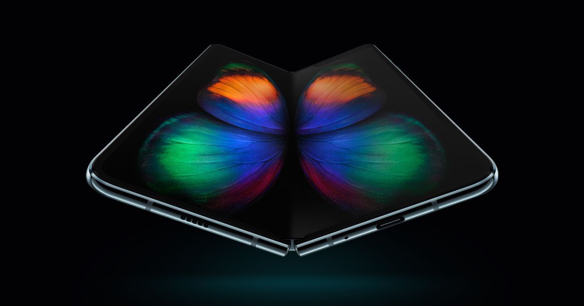 Samsung saca a la venta en abril su primer telfono plegable o flexible, el Galaxy Fold.